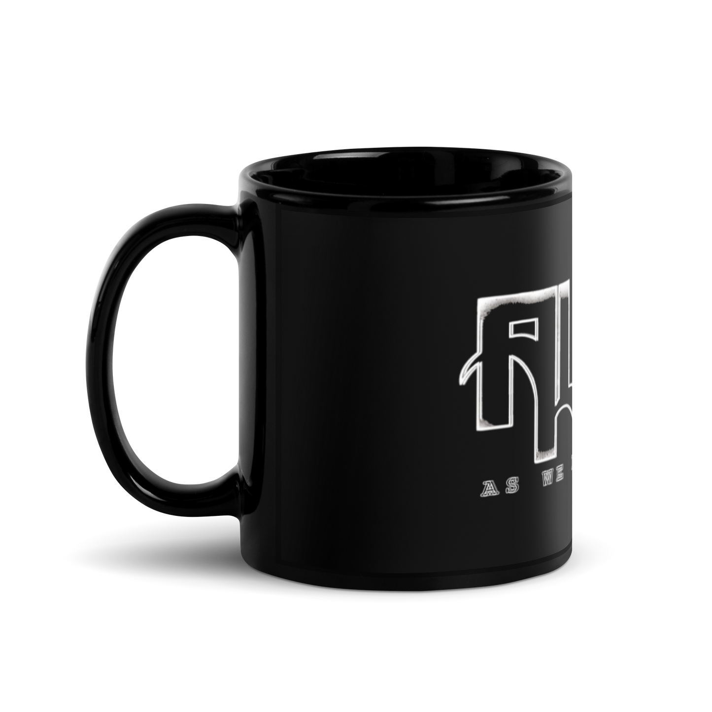 Black Glossy Mug w/ AWBG Logo
