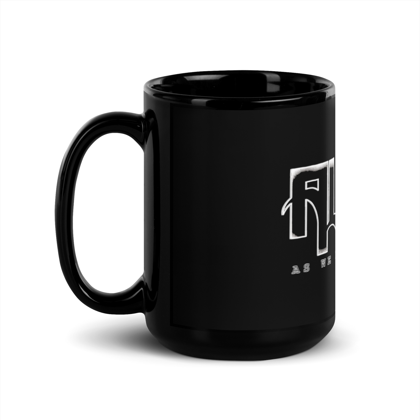 Black Glossy Mug w/ AWBG Logo